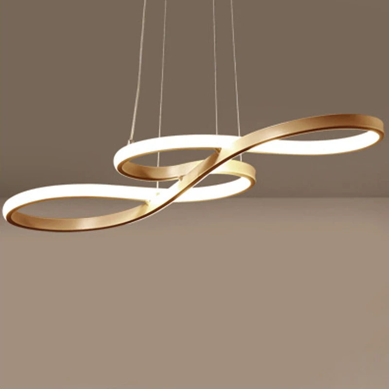 Modern Infinity Loop LED Chandelier
