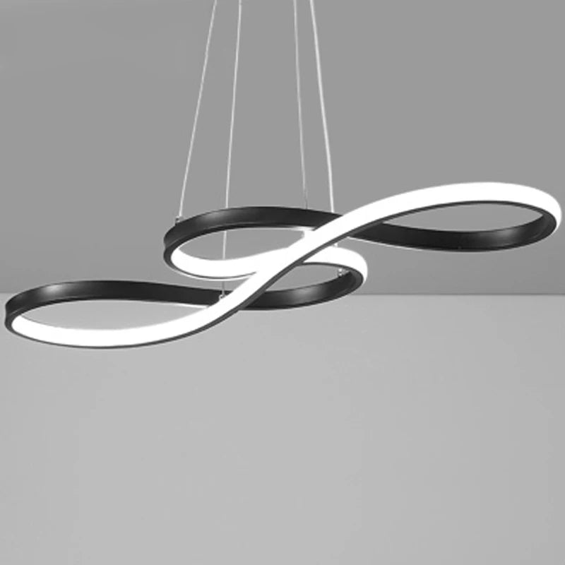 Modern Infinity Loop LED Chandelier
