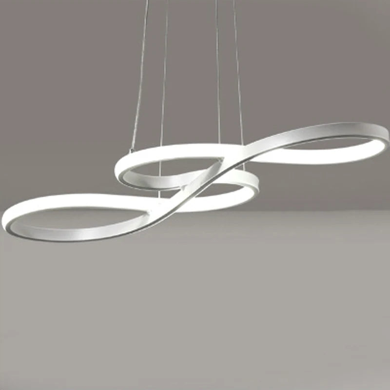 Modern Infinity Loop LED Chandelier