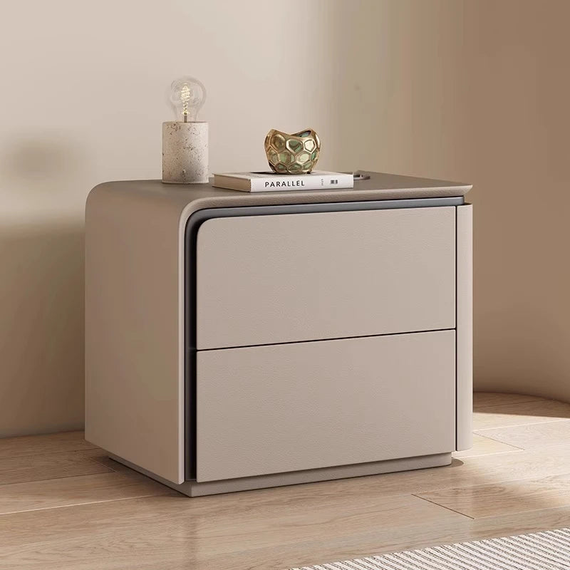 Simple Modern Night Table Storage Nordic Aesthetic Luxury Nightstand Trendy Drawer Home Mesitas De Noche Bedroom Furniture