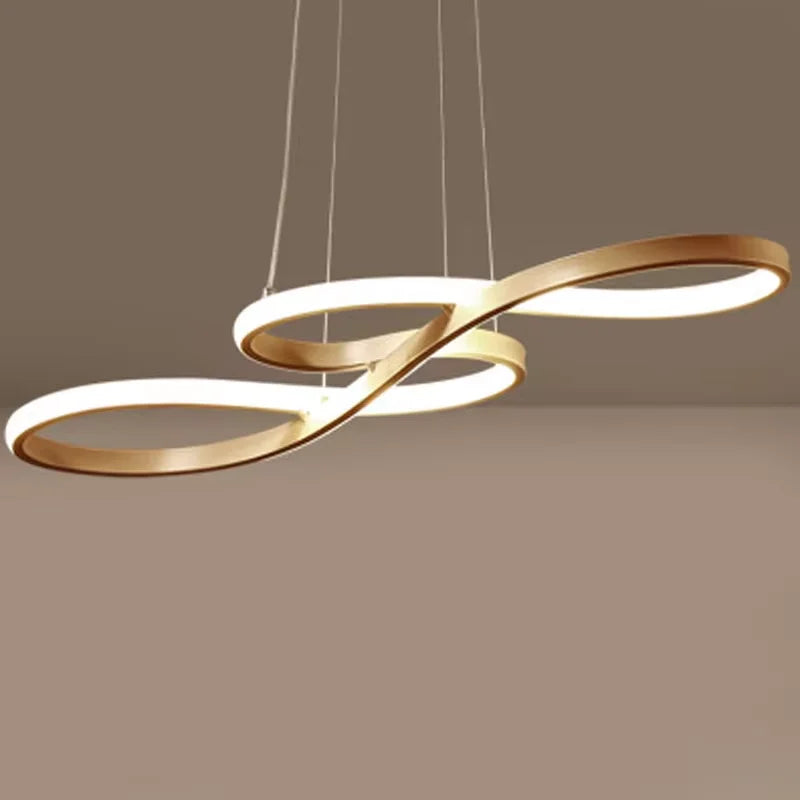 Modern Infinity Loop LED Chandelier
