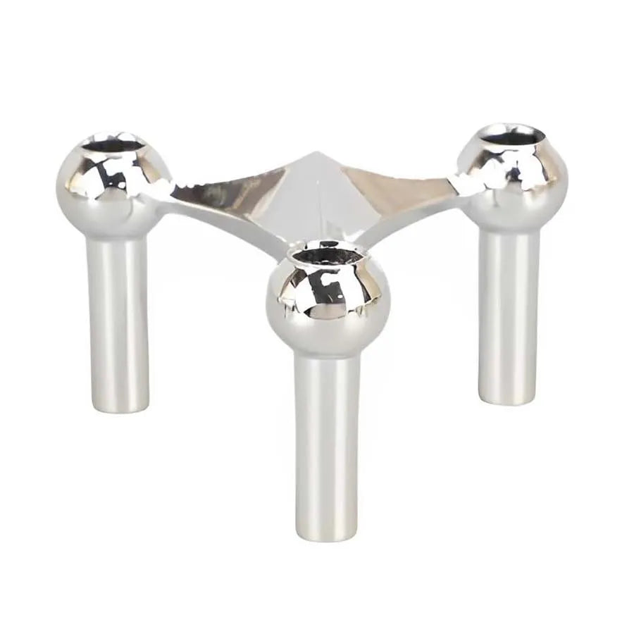 Luxury Candlestick Holders Modular Stand Nordic Stainless Steel Candlestick for Living Room/Bedroom Decor