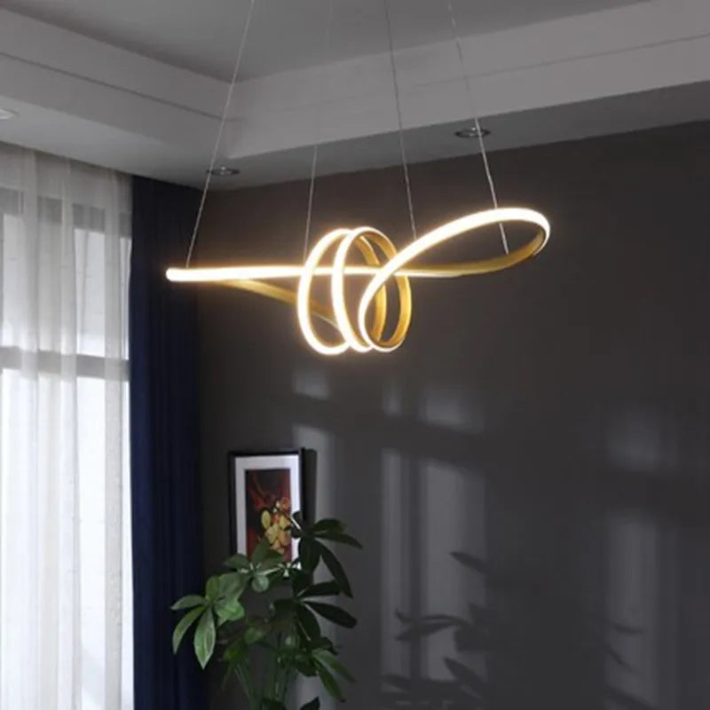 Modern Infinity Loop LED Chandelier
