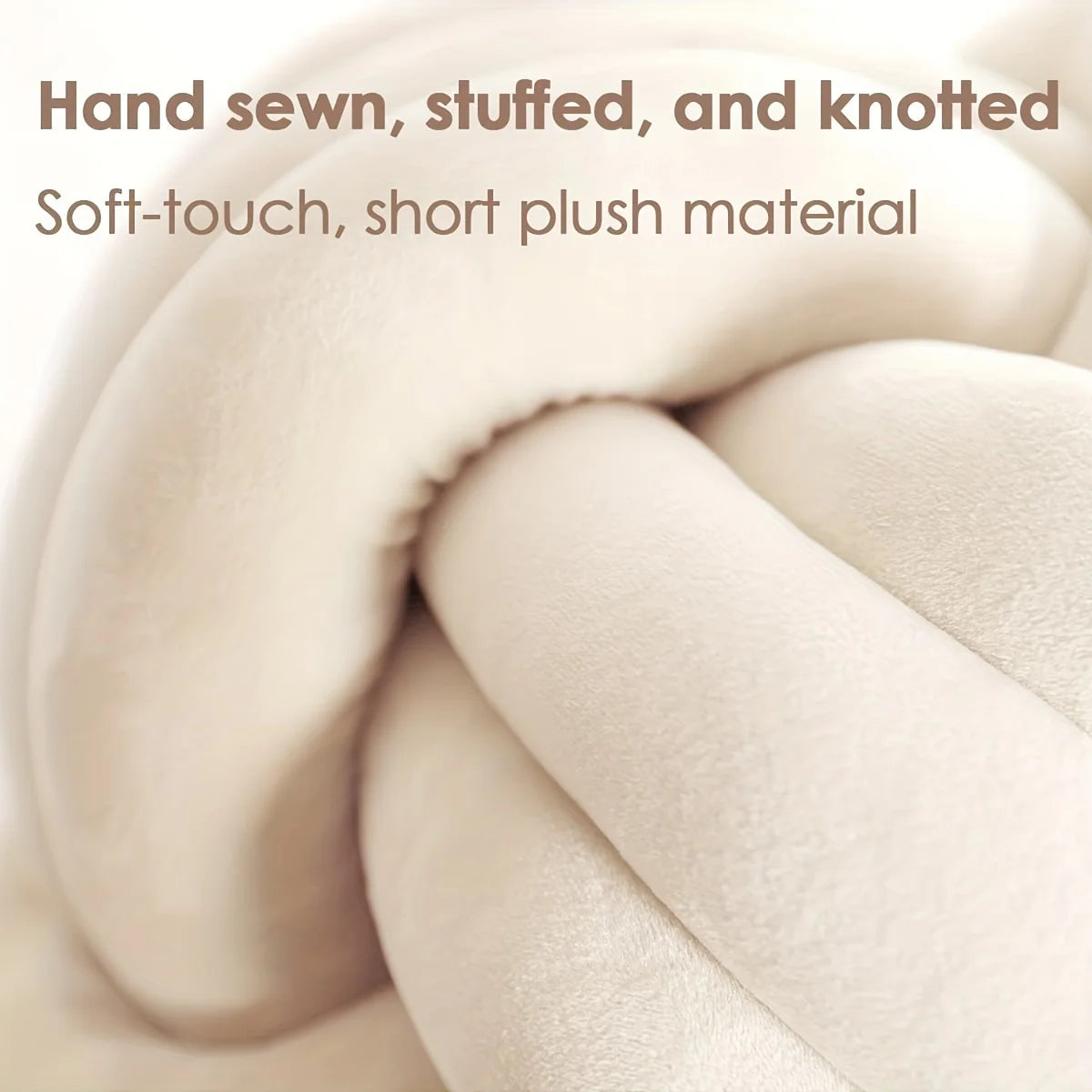 Knot Pillow Ball Round Throw Pillow Home Decor Cushion Decorative Aesthetic Handmade Throw Pillow For Living room Bed