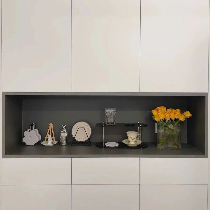 2026 New Ins Perfume Cosmetics Acrylic Storage Rack Water Cup Hand-made Bathroom Storage Desktop Storage Display Stand
