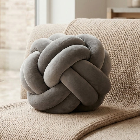 Knot Pillow Ball Round Throw Pillow Home Decor Cushion Decorative Aesthetic Handmade Throw Pillow For Living room Bed